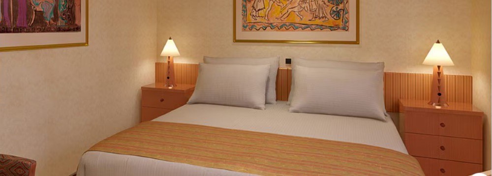 Carnival Pride Interior stateroom — representative Carnival photo