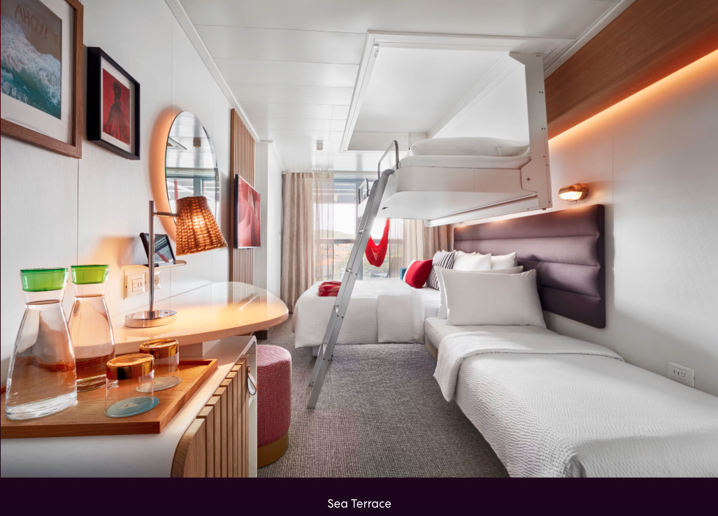 Sea Terrace · example separate-bed layout