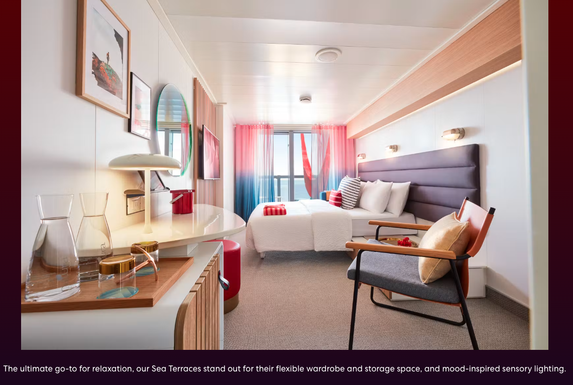 XL Sea Terrace · representative Virgin Voyages photo